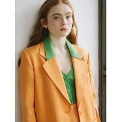 Stranger Things Max Mayfield Orange Blazer