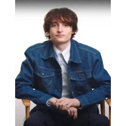 Stranger Things S04 Mike Wheeler Blue Denim Jacket