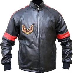 The Bandit Burt Reynold Black Leather Jacket