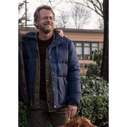 The Stand S01 Greg Kinnear Blue Puffer Jacket The Stand S01 Greg Kinnear Blue Puffer Jacket
