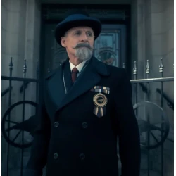 The Umbrella Academy S03 Reginald Hargreeves Black Coat
