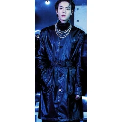 We Are Bulletproof The Eternal Jin Leather Trench Coat