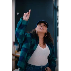 You People 2023 Amira Plaid Jacket