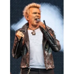Billy Idol Distressed Leather Jacket