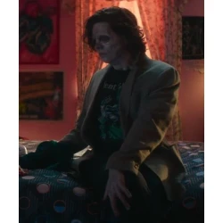 Cole Sprouse Lisa Frankenstein 2024 Brown Blazer