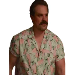 David Harbour Stranger Things Printed Shirt