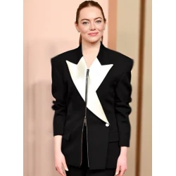 Emma Stone Oscars Nominees Luncheon 2024 Blazer