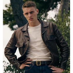 Henri Monsieur Spade Brown Leather Jacket Henri Monsieur Spade Brown Leather Jacket