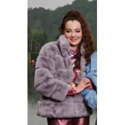 inside no 9 S07 Diane Morgan Fur Jacket inside no 9 S07 Diane Morgan Fur Jacket