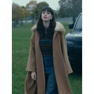 Kaya Scodelario The Gentlemen Shearling Coat