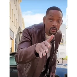 Mike Lowrey Bad Boys 4 Brown Leather Jacket