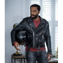 Paxton Locked Down Black Leather Jacket