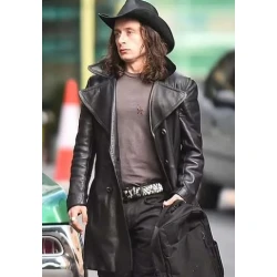 Rory Culkin 5lbs of Pressure Leather Coat