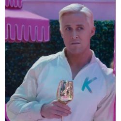 Ryen Gosling Barbie 2023 White Jacket