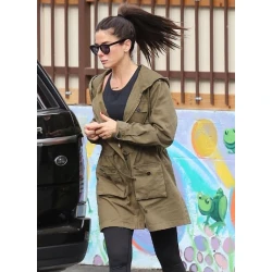 Sandra Bullock Hooded Trench Coat Sandra Bullock Hooded Trench Coat