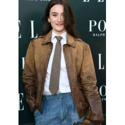 Sarah Pidgeon ELLE Hollywood Rising Jacket