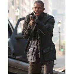 Will Smith I Am Legend 2 Black Jacket