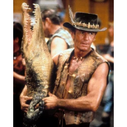 Crocodile Dundee Paul Hogan Leather Vest