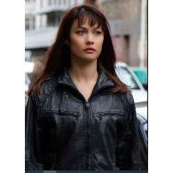 Olga Kurylenko Momentum Leather Jacket