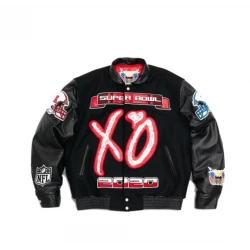 Xo The Weekend Super Bowl Liv Wool Varsity Jacket Xo The Weekend Super Bowl Liv Wool Varsity Jacket