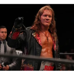 Chris Jericho Black Leather Coat Chris Jericho Black Leather Coat