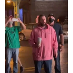 Hustle Stanley Beren Pink Hoodie