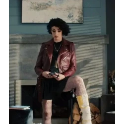 The Imperfects Tilda Webber Maroon Leather Jacket The Imperfects Tilda Webber Maroon Leather Jacket