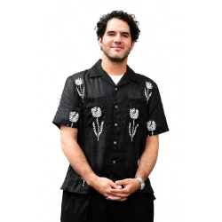  Benny Safdie The Odyssey 2026 Floral Shirt
