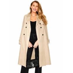 Blake Lively NYC 2026 Beige Trench Coat