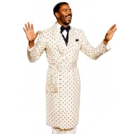 Colman Domingo Off White Trench Coat