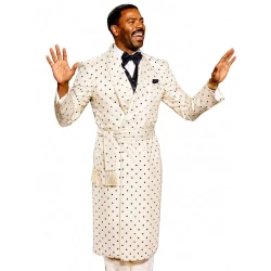 Colman Domingo Off White Trench Coat