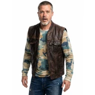 Heart of the Beast 2026 Brad Pitt Brown Vest