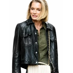 In the City 2026 Lindsay Hubbard Black Leather Jacket
