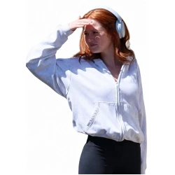 Madelaine Petsch Los Angeles 2026 Grey Hoodie