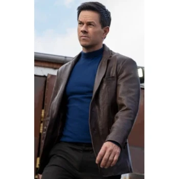 Mark Wahlberg Play Dirty Parker Leather Jacket