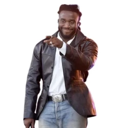 NBC's Today 2026 Shaboozey Leather Blazer