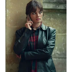 Sex Education S04 Emma Mackey Leather Jacket