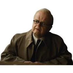 Toby Jones Mr. Burton 2025 Beige Coat