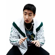 Yoo Su-bin Weak Hero Class 2 White Printed Track Jacket