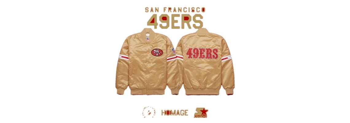 49ers Gold Jacket A Vintage Icon in NFL Fashion