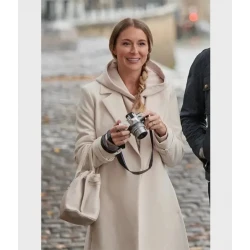 A Paris Proposal 2023 Alexa PenaVega Coat
