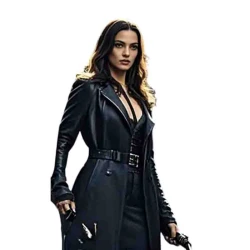 Ana de Armas Van Helsing 2 Black Leather Coat Ana de Armas Van Helsing 2 Black Leather Coat