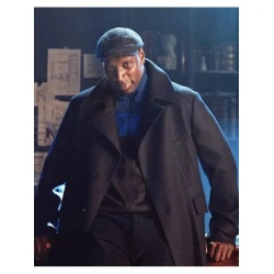 Arsene Diop Lupin Long Black Coat Arsene Diop Lupin Long Black Coat