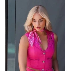 Barbie Margot Robbie Pink Vest Barbie Margot Robbie Pink Vest