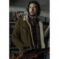 Blackkklansman Adam Driver Brown Cotton Jacket