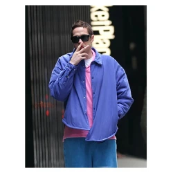 Bupkis 2023 Pete Davidson Purple Jacket Bupkis 2023 Pete Davidson Purple Jacket