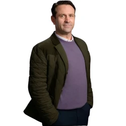Buried Adam Fergus Army Green Quilted Jacket