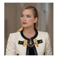 Camille Razat Emily In Paris S03 White Jacket