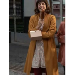 Carmen Valeria S02 Yellow Trench Coat Carmen Valeria S02 Yellow Trench Coat