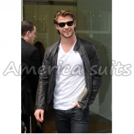 Chris Hemsworth Australian Actor Celebrity Leather Outfit
